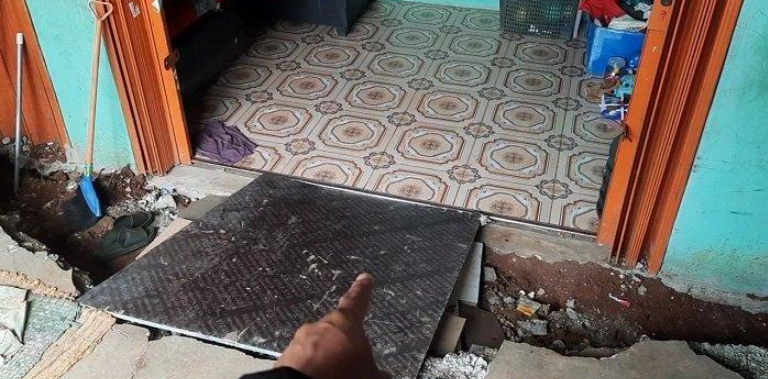 Tanah Ambles Melanda Puluhan Rumah di Kampung Legok Cariu, Bojongmangu, Bekasi